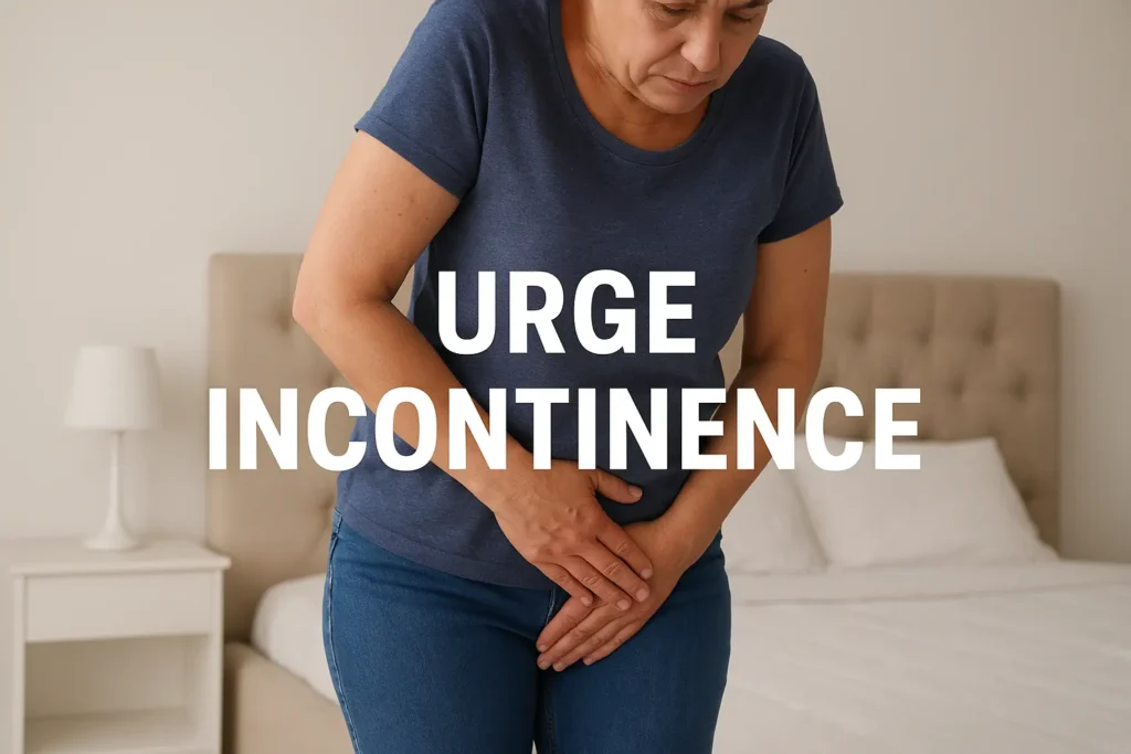 how to manage urge incontinence Chiswick symptoms