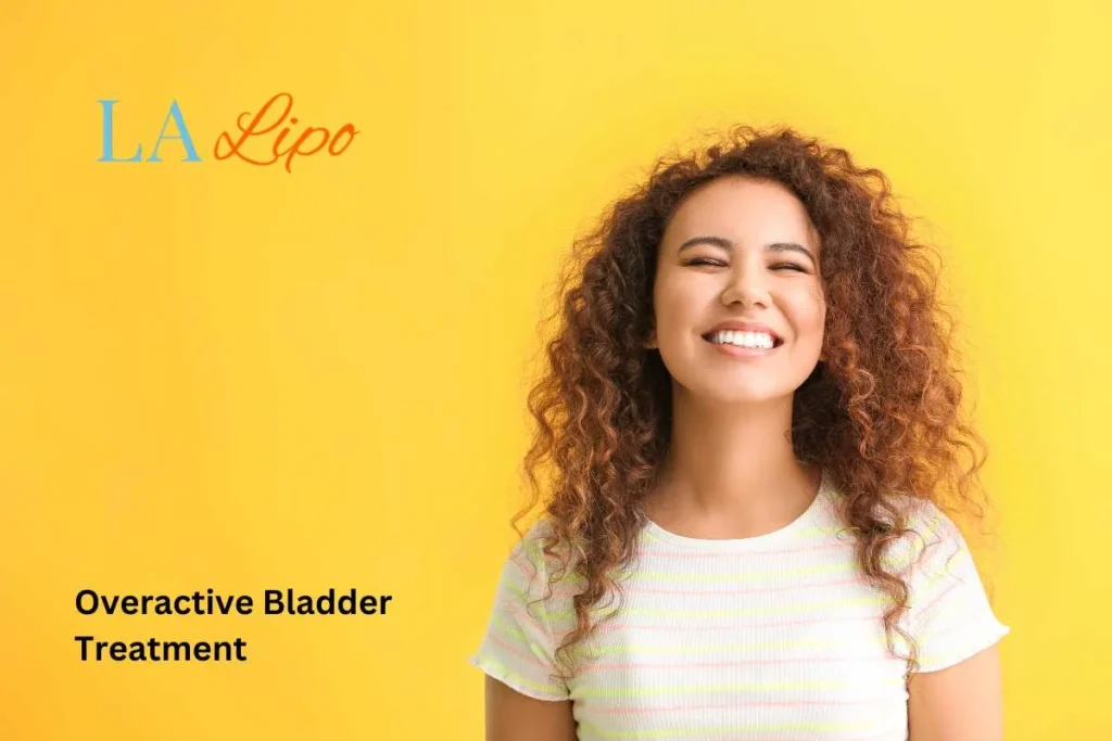 woman smiling about overactive bladder treatment Chiswick solutions